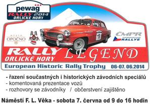 Leták - Rally LEGEND 2014