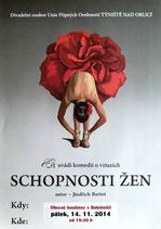 Plakát - divadlo Schopnosti žen