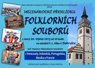 Leták - Přehlídka folklorních souborů Dobruška