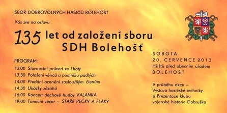 001_oslava 130. výročí vzniku SDH Bolehošť_20-07-2013