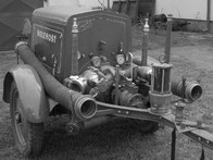 bolehošťská motorová stříkačka z roku 1935