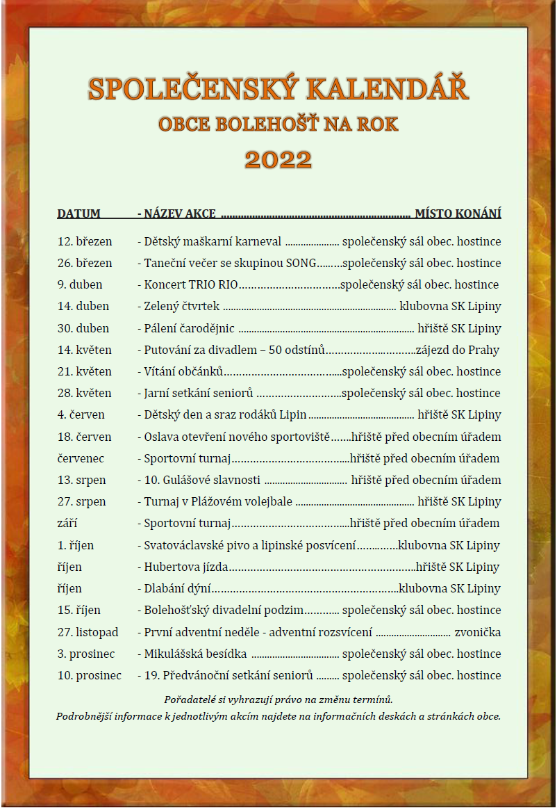 Společenský kalendář obce Bolehošť na rok 2022_A4.png